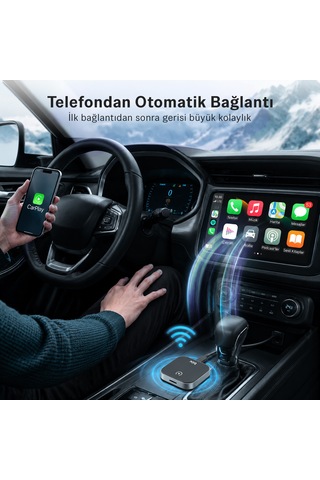 Bix Cb03 Kablosuz Carplay Android Auto Adaptörü Netflix Youtube Tiktok Destekli Araç Multimedya Cihazı Diğer