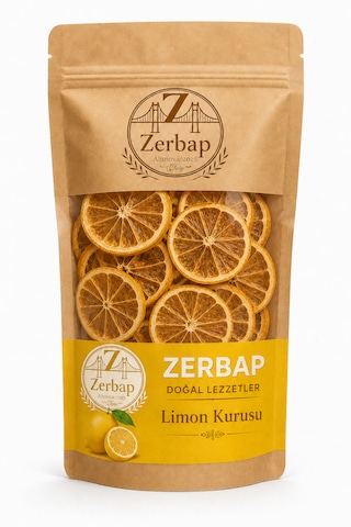 Doğal Limon Kurusu 100 G Dilimlenmiş Kurutulmuş Limon