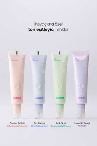 Işıltılı, Ton Eşitleyici Krem Perıpera Filter Fit Milk Tone Up 004 Glowy Purple Spf30 Pa++ 56819987