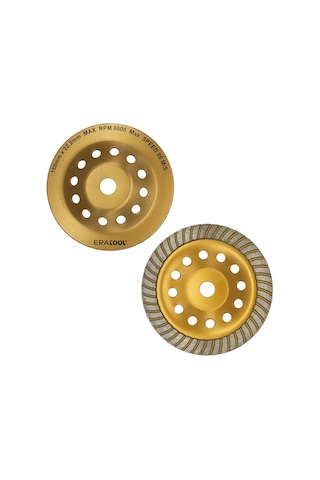 Dandoo 180 Mm Turbo Elmas Beton Taş Yüzey Silme Temizle Diski