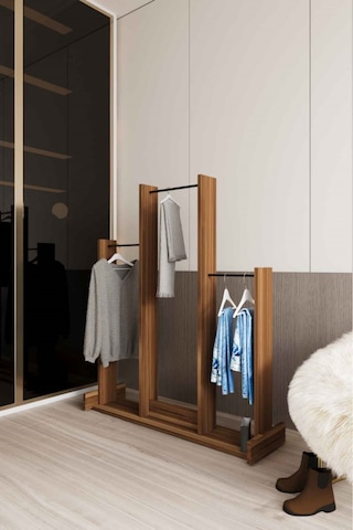 Decormet Salvitor 3lü Elbise Askısı Ceviz Çok Renkli