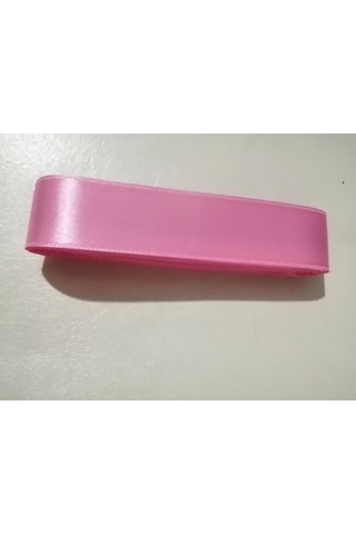 Abarta Saten Kurdele %100polyester 30mm 3cm -4metre-pembe