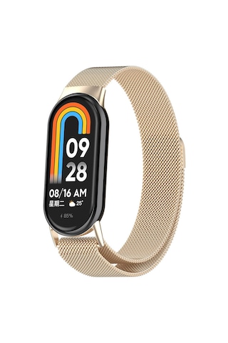 Xiaomi Smart Band 8 Zore Krd-01 Metal Kordon-starlight