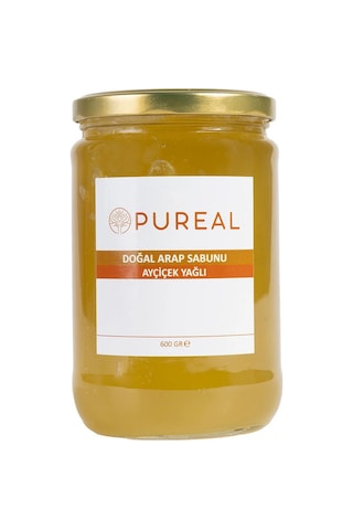 Pureal Doğal Arap Sabunu - Kokusuz 600 G Tekli