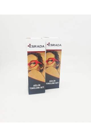 Esrada Gözlük Temizleme Seti Dezenfektan Sprey Mikrofiber Set Spreyset 2' Li Set