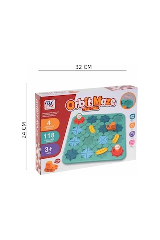 Kutulu Steam 4 Seviyeli Puzzle Labirent Araba Zeka Oyunu