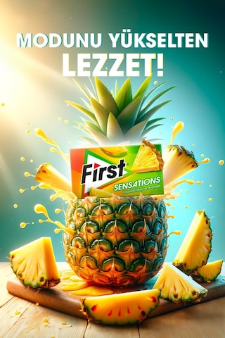 First Sensations Tropikal Meyve Aromalı Sakız 27 Gr - 12 Adet