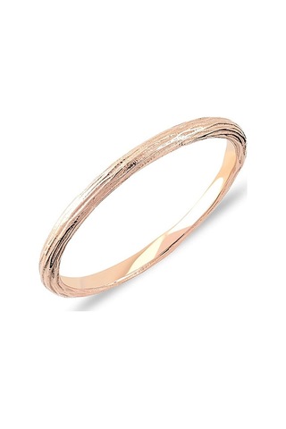 14k Altın Cabaret Wooden Yüzük