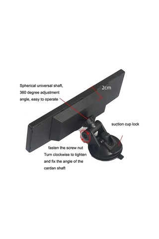 Wondernest Czc-255 Araba Tutkal Enjeksiyon Vantuzlu Karbon Fiber Dikiz Aynası Mavi