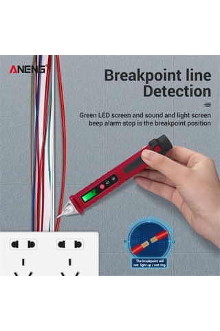 Yifomall Aneng Vc1010 Akıllı Voltaj Test Kalemi - Lcd Ekran, Sesli Uyarı, Flaş Işık Ve Ayarlanabilir Hassasiyet