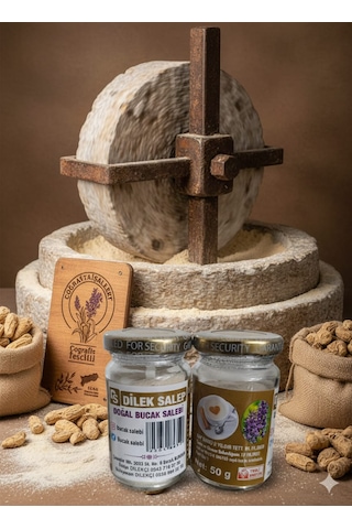 Meşhur Bucak Salebi,dilek Salep,salep 2x50g Kavanoz,saf Salep