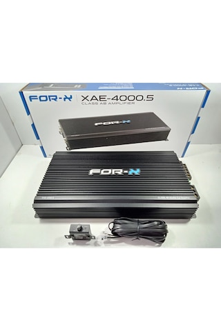 For-x Oto Amfi Bas Kontrollü 5 Kanal Xae-4000.5 Ab Class