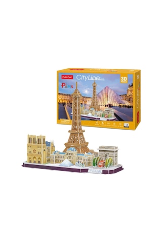 Cubicfun 3d Puzzle 114 Parça City Line Paris Fransa Mc254h