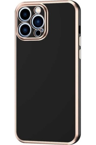 Apple Uyumlu iPhone 12 Pro Kılıf Zore Bark Kapak Siyah