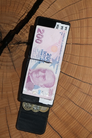 Lenax Leather Milano Hakiki Deri Cüzdan Kartlık Nakit Para Klipsli Bozuk Para Cepli Erkek Cüzdan Siyah
