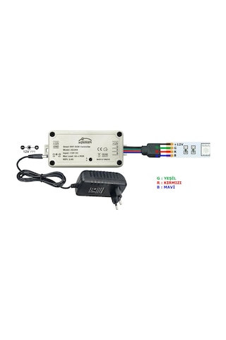 Alpsmart Akıllı RGB Wifi Şerit Led Kontrol Cihazı | Cepten Kontrol | TUYA