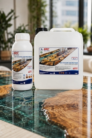 Arc 150 Ultra Şeffaf Döküm Tipi -parlak Epoksi Reçine-5 Kg set