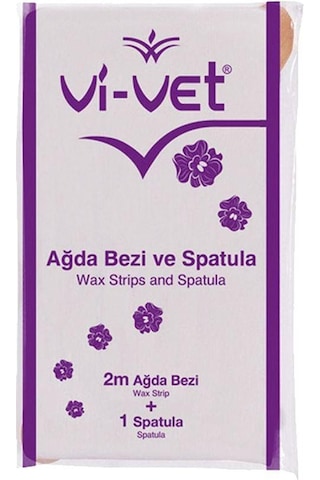 Vi-Vet Ağda Bezi 2 M + Spatula Vi-Vet Ağda Bezi 2 M + Spatula
