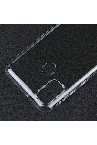 Noktaks - Galaxy M21 Uyumlu Kılıf Şeffaf Esnek Soft Süper Silikon Kapak - Renksiz - T14574
