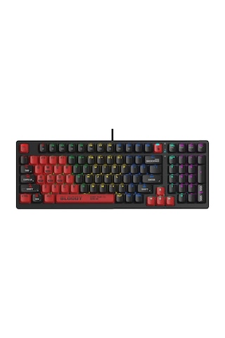 A4tech Bloody S98 Fıre Black Hot Swappable Kablolu Rgb Mekanik Gaming Klavye