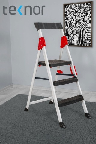 Extreme Plastik Basamaklı Metal Merdiven