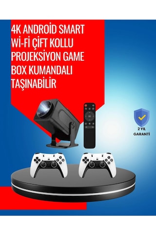 1.5 Kg Ağırlığında, 4500 Retro Oyunlu Multimedya Projektör-119163