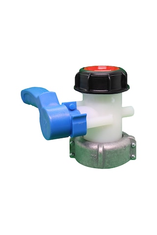 Xiyyadms Ibc Tank Alüminyum Dn50 Kelebek Vana - 75mm Çıkış Ağzı, Asit Ve Alkali Dirençli