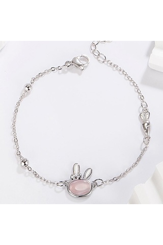 Rose Gold Yeni Tavşan Bileklikleri, Hafif Lüks Moda Hediyeler