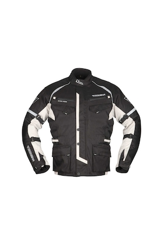 Modeka Tarex Waterproof Ceket Siyah Gri