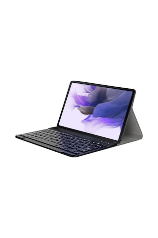 Samsung Uyumlu Tab S7 FE T733 12.4 Bluetooth Klavyeli Standlı Kılıf BKK4
