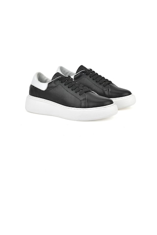 Ziya, Kadın Hakiki Deri Sneaker 1531050z26802370k Siyah 1531050z26802370k 000 Siyah