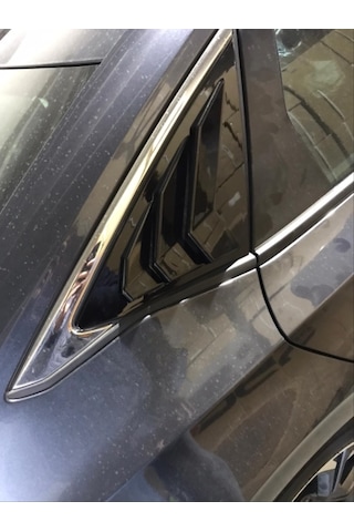 Honda - Civic Fe1 2022+ Uyumlu Kelebek Cam Kaplama - Piano Black