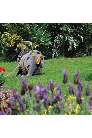 Hozelock 2431h Duvarda Ve Yerde Kullanılabilen 25 M Hortumlu 45 M Kapasiteli Hortum Toplama Sarma Makara Seti