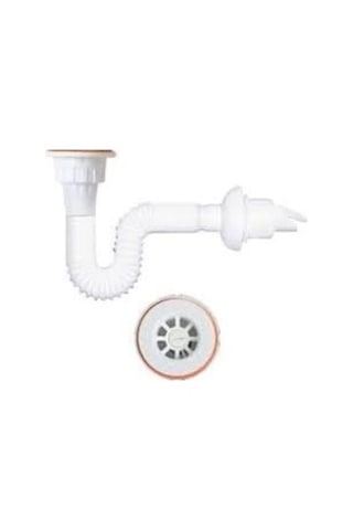 Muffmatik Körüklü Lavabo Sifonu Plastik Süzgeçli Çekvalfli Diğer