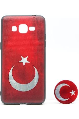 Nettech Samsung Galaxy G531 Grand Prime Uyumlu Desenli Popsocket