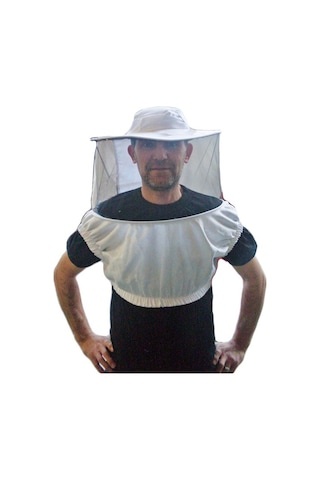Sedef Beekeeping Arıcı Yarım Kol Baş Maske Sütyen Maske
