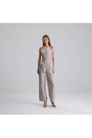 L'aura Corset Juliet Bayan Pantolon Bej