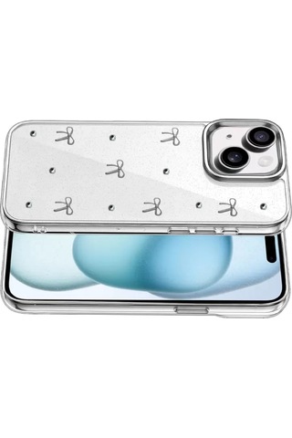 Newface Apple iPhone Uyumlu 14 Fiyonk Desenli Kapak - Desen 5 Belirtilmemiş