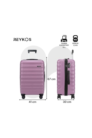 Reykos Rey-way Mürdüm Orta Boy Valiz