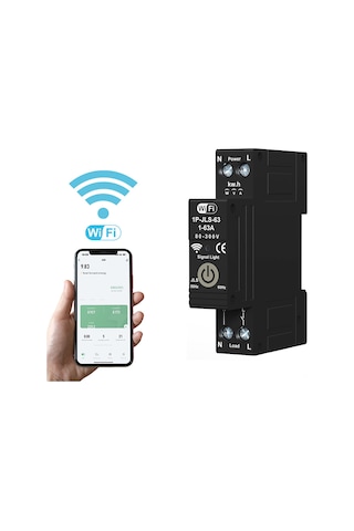 Konesam Akıllı Wifi Sigorta - Enerji Takip, Uzaktan Kontrol Ve Ses Komutu İle Güvenlik