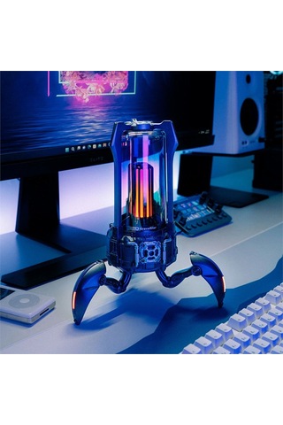 Gravastar Süpernova 25w Bluetooth Hoparlör, Taşınabilir Stereo Ses Bombası, Rgb Işıklı, 2 Adet, Siya