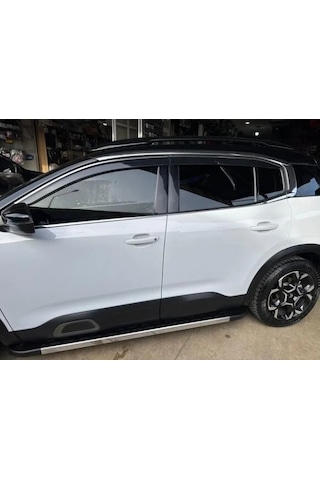 Sunplex Citroen C5 Aircross 2019+ Kromlu Cam Rüzgarlığı Paslanmaz Çelik Kromlu