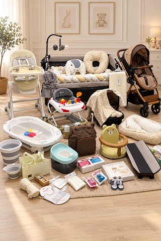 63 Parça Trio Yeni Doğan Bebek Çeyiz Seti Full Set Bebeğiniz İçin Gerekli Olan Her Şey
