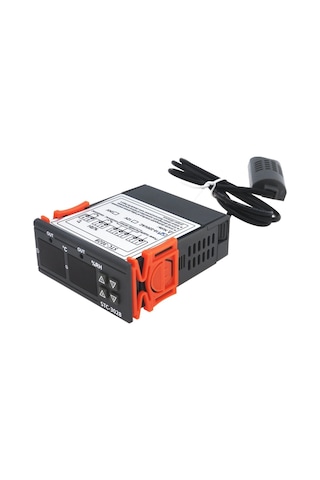 Stc-3028 Lcd Ekranlı Nem Sıcaklık Kontrol Termostatı 12V Stc 3028