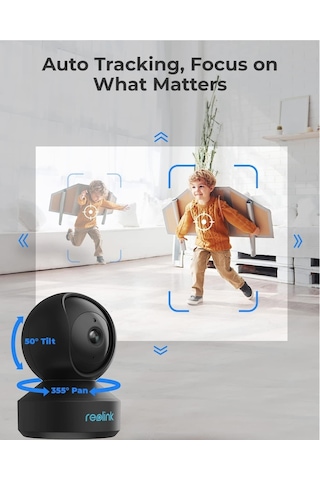 Reolink E1 Pro İç Mekan Güvenlik Kamerası, 2,4/5 Ghz Wi-fi, 4mp Hd Eklentisi