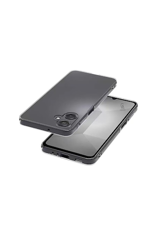 Samsung Galaxy A07 İle Uyumlu Kılıf Soft Yumuşak Telefon Kılıfı Ve Temperli Cam Ekran Koruyucu Şeffaf