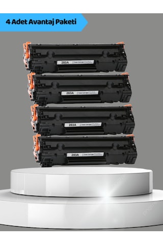 83a Crg737 4'lü  Uyumlu Toner