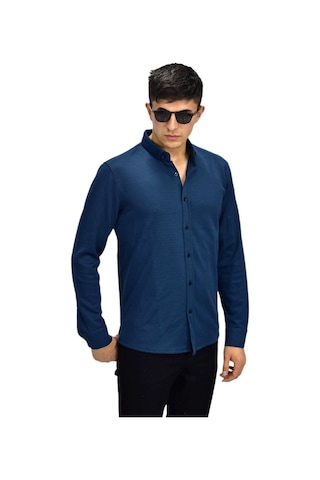Erkek Spor Jakarlı Uzun Kol Gömlek R6530 Bgl-st03205 001