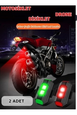 Nkt Group Motosiklet Bisiklet Otomotiv Mini Çakar Lamba Şarjlı