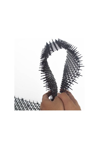 Monyee Kedi Köpek Engelleme Pp Ağı - Bahçe Bitki Koruması, Tırmanma Engeli - Siyah 200x28cm Tek Parça